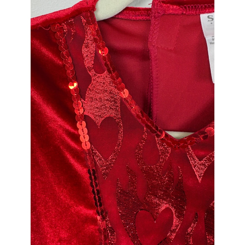 Spirit Halloween Devil Diva Kids Devil Costume Size Small 4-6 Sassy Devil Flames - Picture 13 of 17